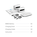 BoboVR BM60-2 Battery & Charging Dock Combo - BR Metaverso